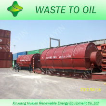 XinXiang HuaYin 10T sucata de resíduos de reciclagem de plástico para a planta de combustível